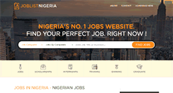 Desktop Screenshot of joblistnigeria.com